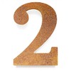 Vintage House Number 2 - Solid, Weatherproof & Durable -