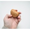 Worry Stone with Engraving - Wooden Heart with Engraving -