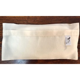Enmochi Onkuku (Manako) Set with Cover, Heavy Japanese Adzuki Beans and Sweet Twisted Cotton Knit Eye Pillow, Warm, Made in Japan
