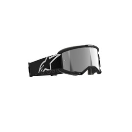 Alpinestars Vision 5 MX ATV MTB Off Road Goggle (Black - Mirror Silver Lens)