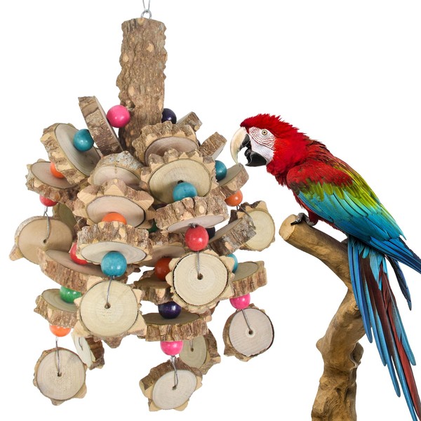 Bird Parrot Chewing Toy Parrot Chew Toy Colourful Natural Safe