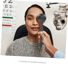 FOMIYES Sets Eyesight Testing Covers Plastic Visual Test Eye Cover for Optometry Portable Eye Occluder Tool Set Smooth Edges Vision Chart Accessory for Boys and Girls Adults Elders Pcs