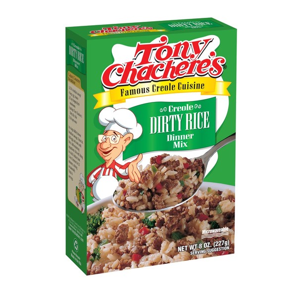 Tony Chachere Dirty Rice Mix, 40-Ounce Boxes (Pack of 8)