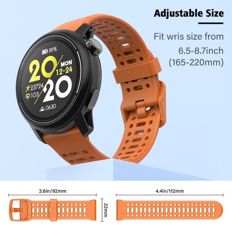 ISABAKE Watch Bands for Coros Pace 3/Apex 2 Pro/Apex Pro/Apex