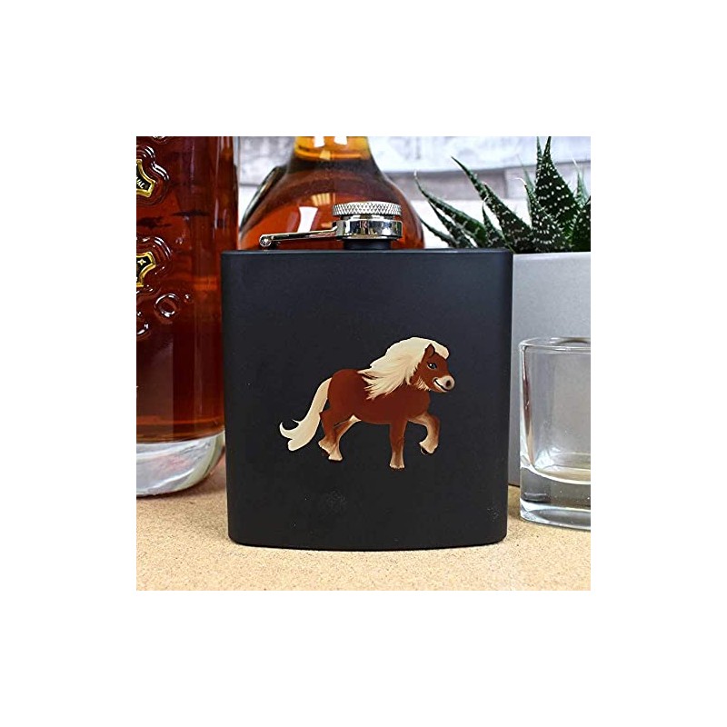 6oz (170ml) 'Shetland Pony' Pocket Hip Flask (HP00009692)
