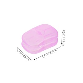 GANAZONO 15 Pack Travel Soap Sheets Portable Hand Washing Soap Slices for Outdoor Camping Travel Supplies Safe Gentle for Skin