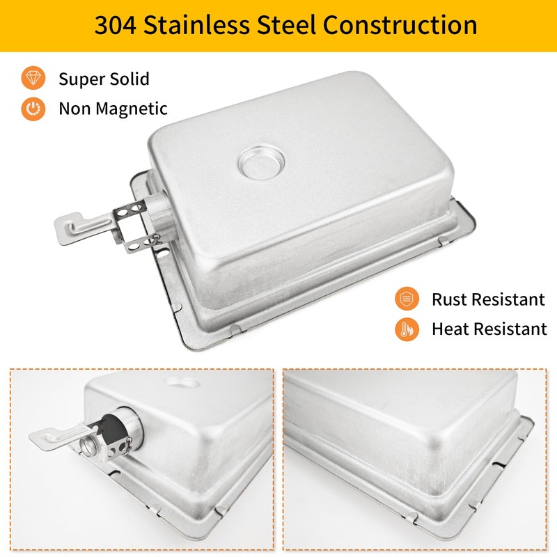 Beurbcikue Ceramic Infrared Side Burner for Napoleon Rogue Pro 425