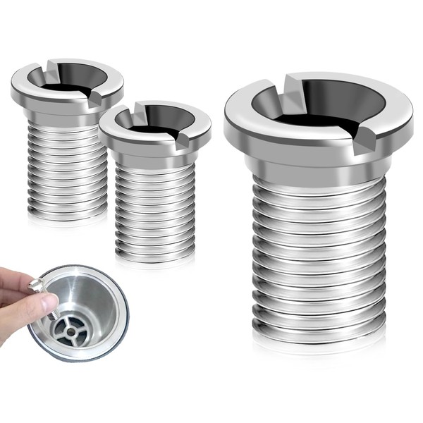 Lhbwhiz Pack of 2 Kitchen Sink Basket Strainer Screw, Thickened