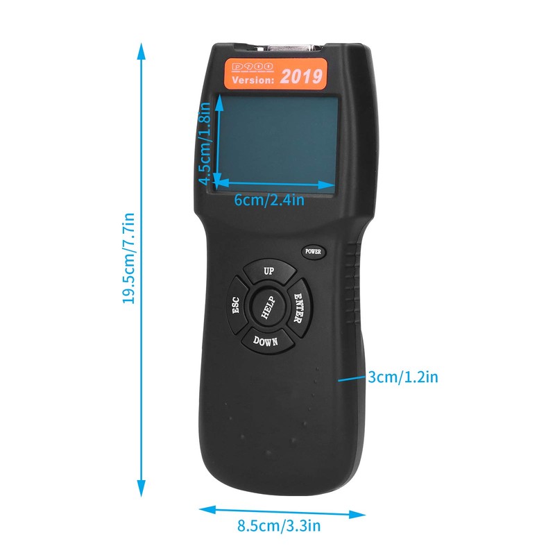 OBD2 Scanner Automotive Diagnostic Scanner, Professional Car OBDII Fault Detector
