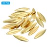 PATIKIL 30pcs 1.3x0.4" Fishing Lure Blades Willow Leaf Lure Making