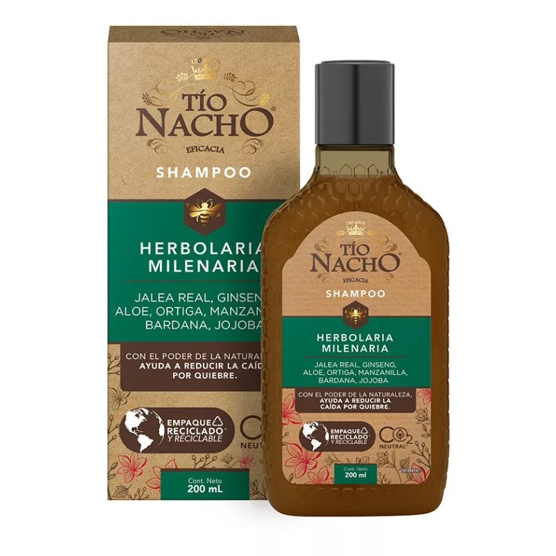 Tío Nacho Shampoo Herbolaria Milenaria 200ml