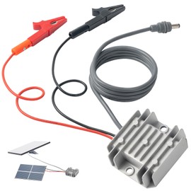 Starlink Mini 12V Adapter - 12V to 30V/3.5A DC Power Supply Converter for RV, Truck, Solar Panel with Removable Alligator Clips