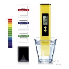 MARZSEFLO Medidor De Ph, Digital, Para Agua Y Líquidos