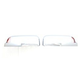 Trim Illusion Chrome Car Side Rear View Mirror Cover Caps Compatible with Ram 2500/3500 2011-2022, MC350