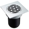 SANEI H511-75X100 Square One Trap for VU and VP Pipes,