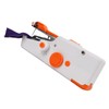 Handheld Sewing Machine Orange Portable Mini DIY Ergonomic Handle Electric