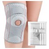 Rodillera Ajustable Con Soporte Lateral Gris #36070497 Gris Unica