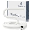 SANTRAS® Premium Shower Hose White 1.50 m with Flow Limiter