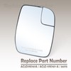 VAINELY AC2Z17K707A Passenger Side Heated Mirror Assembly with Plastic Backing