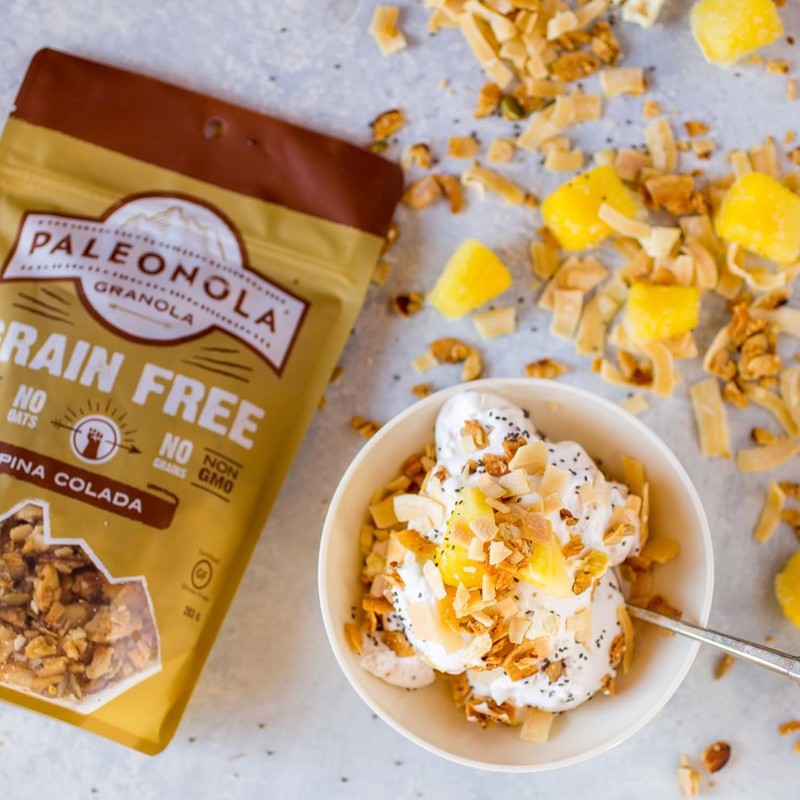 Paleonola Pina Colada Grain Free Granola, 10 Oz Resealable Bag