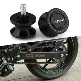 8MM Swingarm Spools Fit For NINJA ZX-6R - 2023 2024 2025 Rear Frame Stand NINJA ZX 6R Swingarm Spools Frame Sliders 2023 ZX6R Accessory 2024 ZX6R Accessories 2025 ZX-6R Spool BK