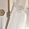 Lush Decor Linen Button Shower Curtain, 72" W x 78"