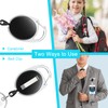 PIWOSGOL Key Ring ID Holder, Pack of 3 Retractable Key
