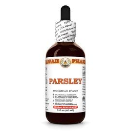 Parsley (Petroselinum Crispum) Dry Leaf Tincture, Made in Hawaii, Organic Raw Materials, All Natural, Vegan, Pure Liquid Extract - 2 fl.oz