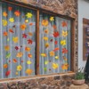 9 Sheet Thanksgiving Maple Leaves Window Sticker Window Clings for
