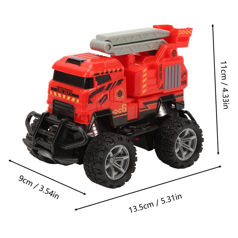1:43 Remote Control Fire Truck Electric Wireless Sound Light Fire