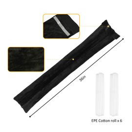 VISEMAN 36 Inch Under Door Stopper-Door Noise Blocker, Double Sided Door Stopper, Machine-Washable