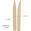 2 Pcs Bamboo Point Tuner Seam Presser Pressing Untensil Sewing
