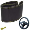 Steering Wheel Cover 4-Piece Car Steering Wheel Cover for Lacing