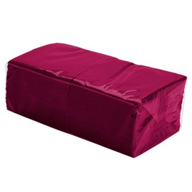 Perfect Stix - 2 Ply Burgundy-100ct 2 Ply Burgundy Napkin-100 Paper Cocktail Beverage Napkins, 2-Ply, Burgundy (Pack of 100)