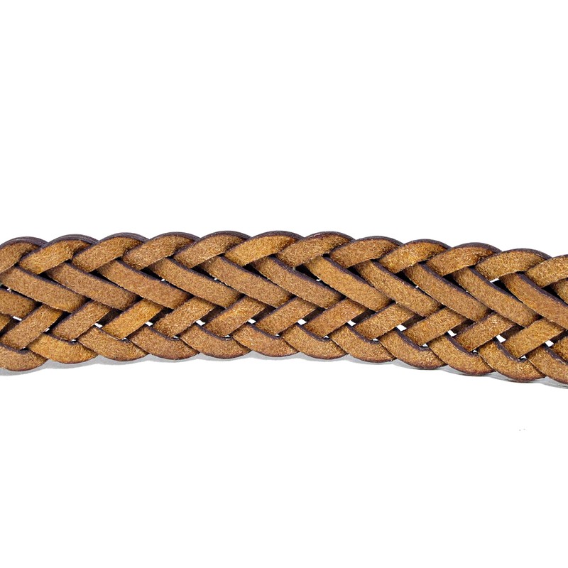 KIETH KE21266-34 Men's Camel Mesh Belt, Leather, Reliable Quality, Created