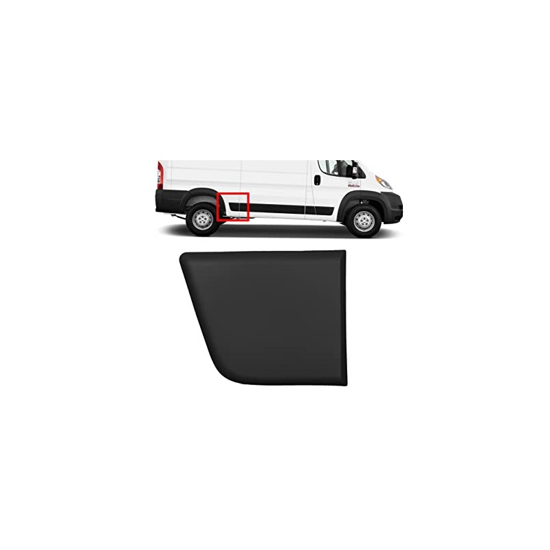 for Dodge RAM PROMASTER 2019-2025 Rear Door Trim Body MOLDING