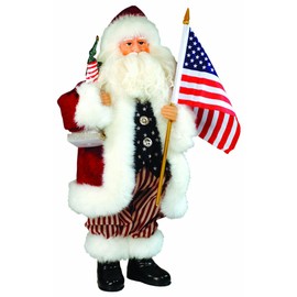Santa's Workshop 9323 American Santa Figurine, 15",