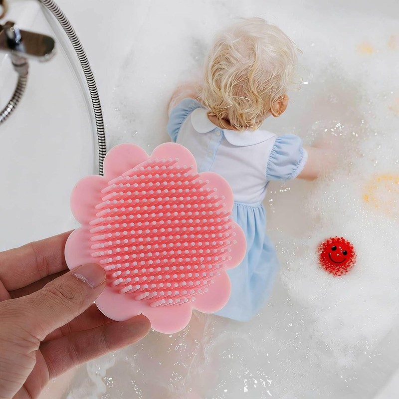 FAVOMOTO Cepillo de Champú para Bebés Depurador de Costra Láctea