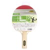 Idena 40201 Beginners Table Tennis Bat with Straight Wooden Handle,