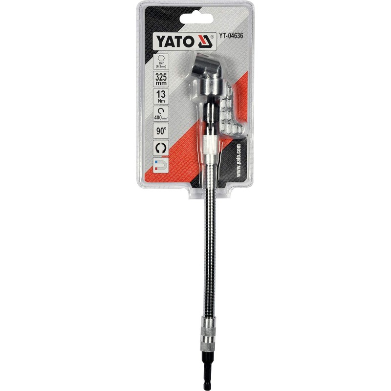 YATO Professional Allen Wrench Attachment 1/4 Inch Long with Hexagonal