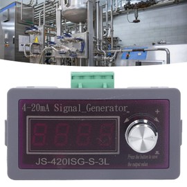 Current High Accuracy Signal Generator Module 4-20 mA with LCD Two-Wire Current Power Signal Generator Accuracy Calibration Potentiometer, Dual Mode Fine Tuning