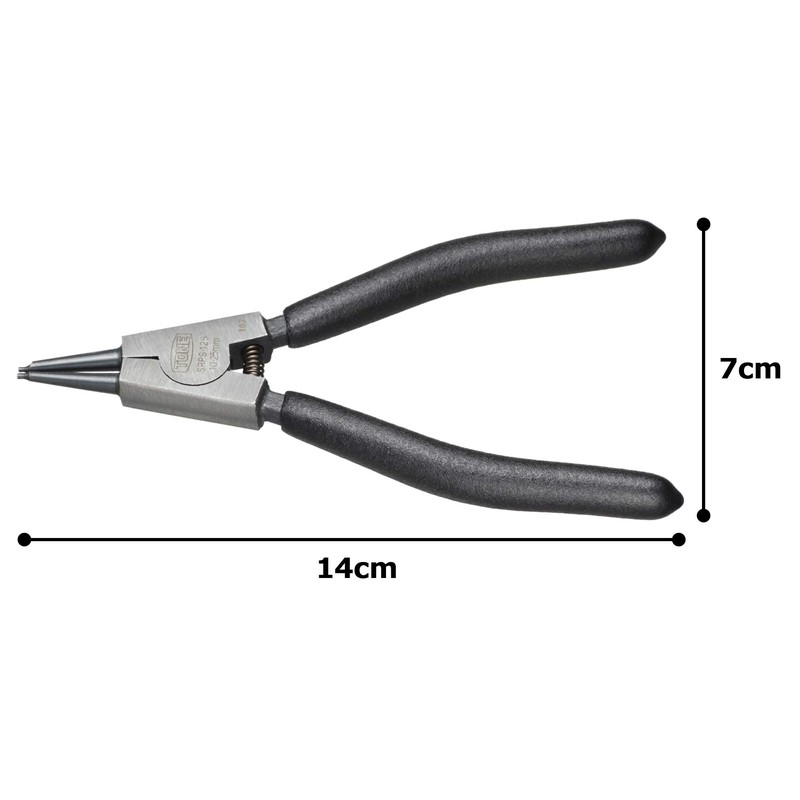 TONE Snap Ring Pliers (Straight Type for Shaft) SRPS-125 0.39