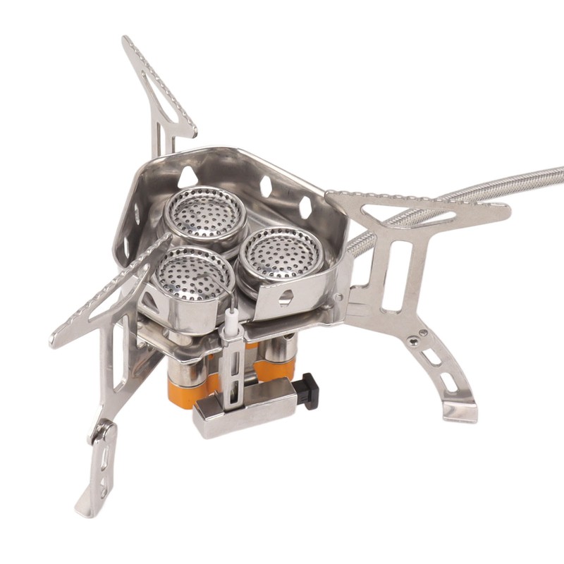 Camping Gas Stove Foldable Windproof Mini Camp Stove Cooker Electronic