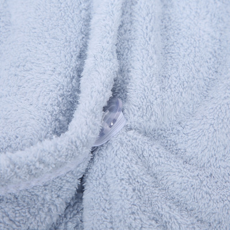 Bath Towel Wrap Coral Fleece Spa Women Adjustable Shower Wrap