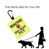 CHOORO Reactive No Dogs/Do Not Pet Alert Hanging Patch (Yellow,