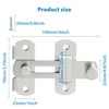 Alise 4 inch Flip Latch Gate Latches, Safety Door Lock