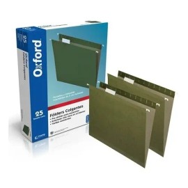Folder Papel Carta Pendaflex Colgante Color Verde C25 Pzs                                                                                             