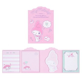 Sanrio My Melody Assorted 4 Design Sticky Memo Pad Set (1PC) - Type B