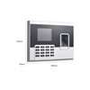 Attendance Machine 2.8in TFT Screen Quick Identification Large Capacity Time