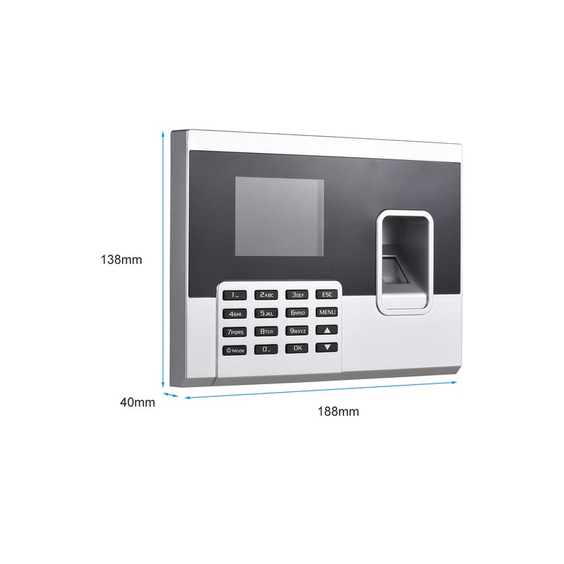 Attendance Machine 2.8in TFT Screen Quick Identification Large Capacity Time